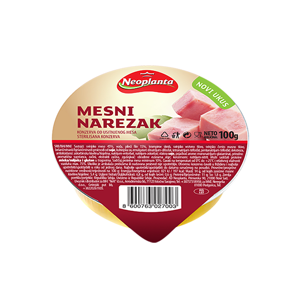 Neoplanta Mesni Narezak Neoplanta 100g Maxi