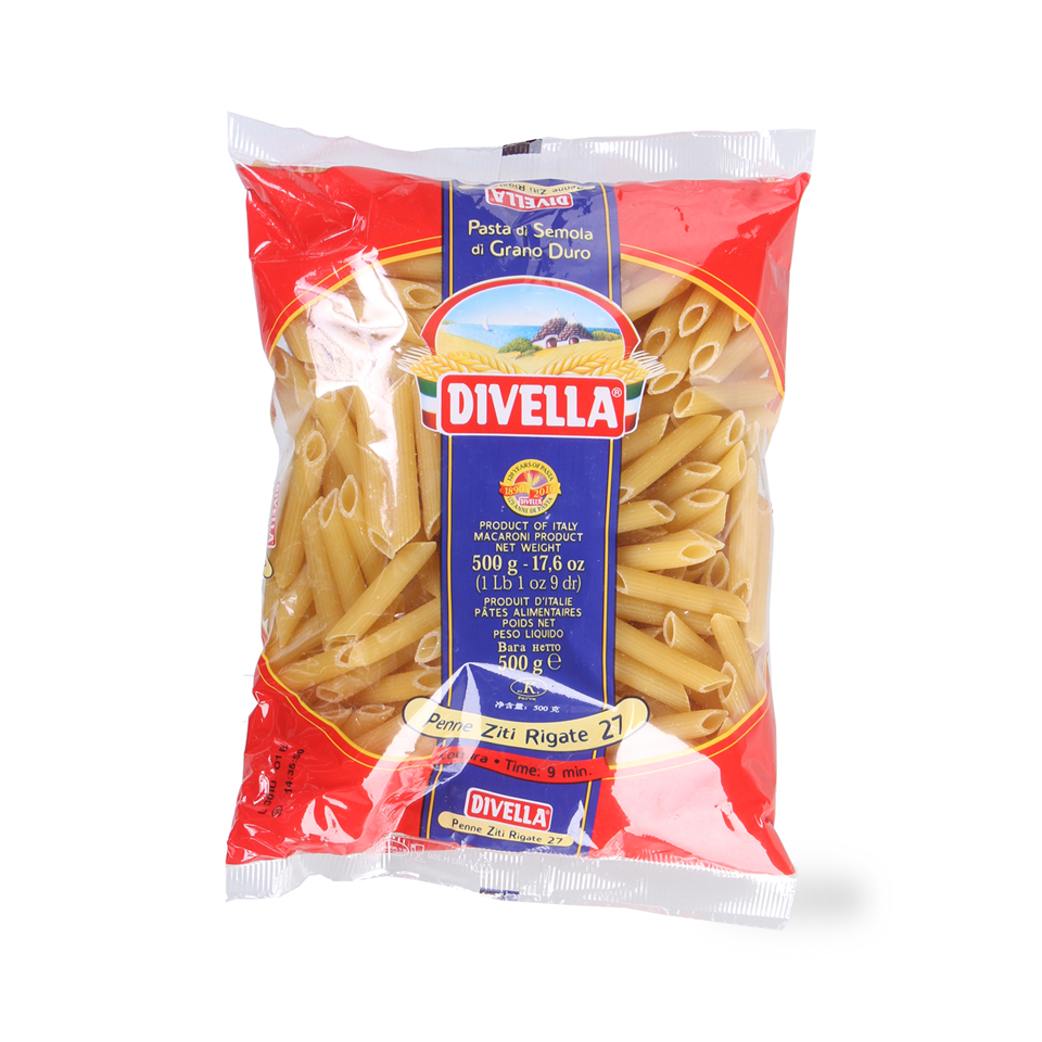 Divella Testen Penne Ziti Rigate 27 Divella 500g Maxi