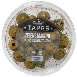Tapas zelene masline,pesto sos EX 150g
