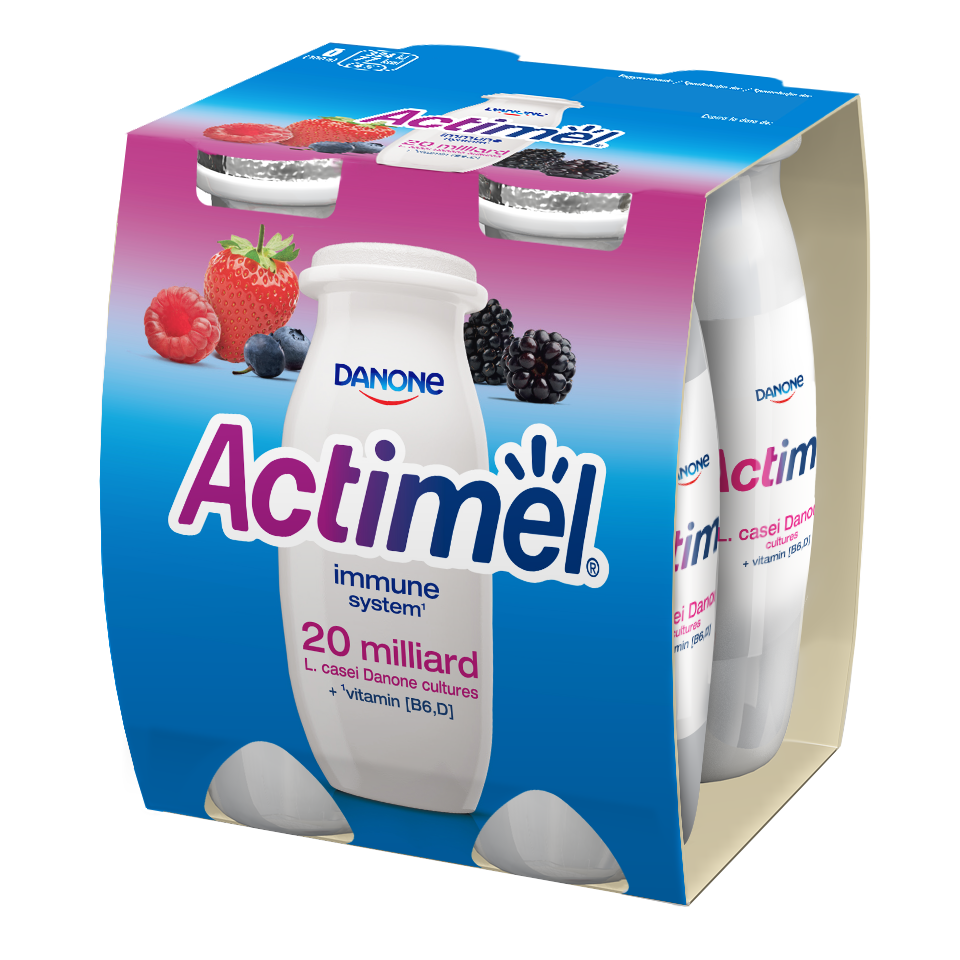 Vocni jogurt sumsko voce Actimel 4x100g