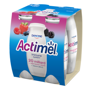 Vocni jogurt sumsko voce Actimel 4x100g