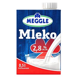 Mleko steriliz.2.8%mm Meggle cep TP