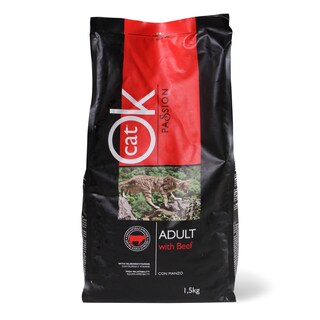 Hana za macke OK Cat PASS.Beef 1.5k