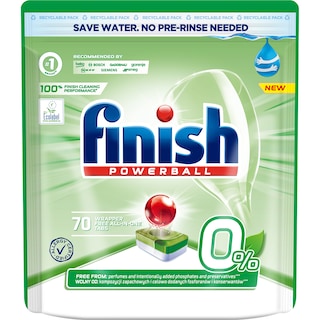 Tablete Finish All in One Max 0% 70 kom