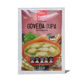 Supa govedja sa knedlama Premia 45g