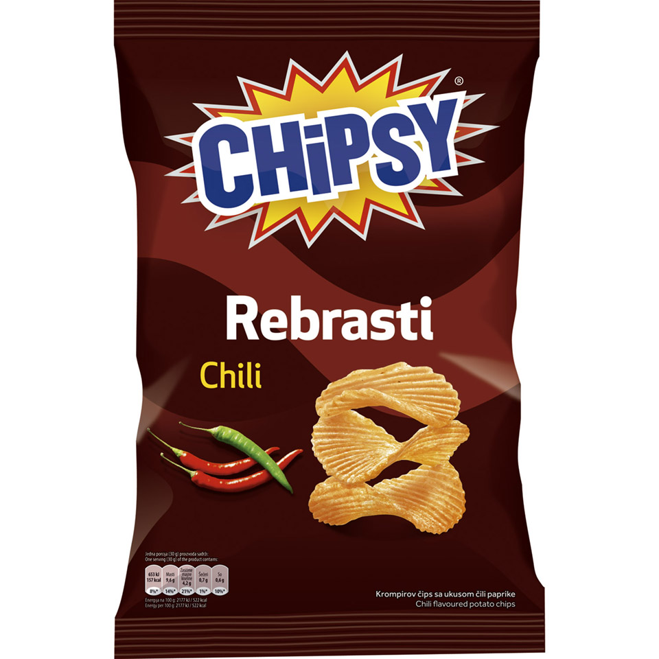 Cips X cut cili Smiles 150g