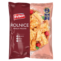 Smrz.rolnice vanila malina Frikom 800g