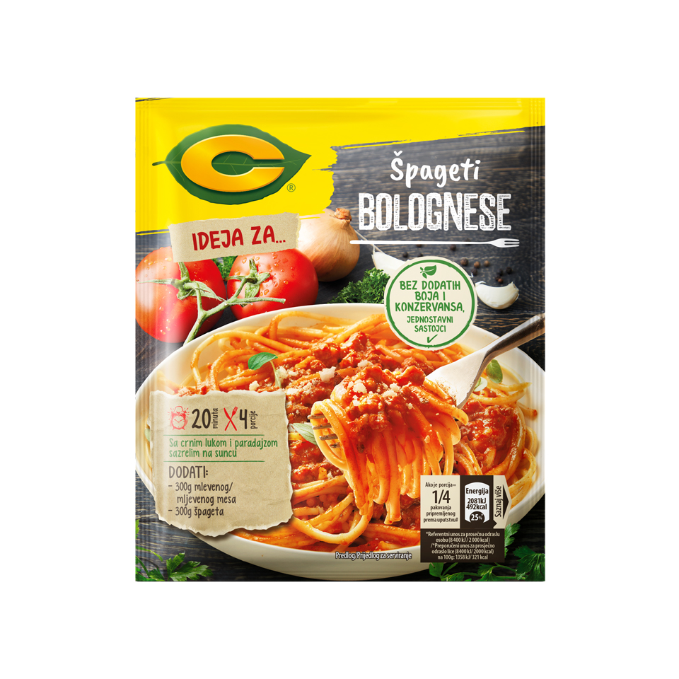 Dodatak za spagete Bolonjeze C Fiks 50g