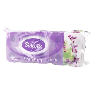 Toaletni papir Violeta troslojni-ljubici