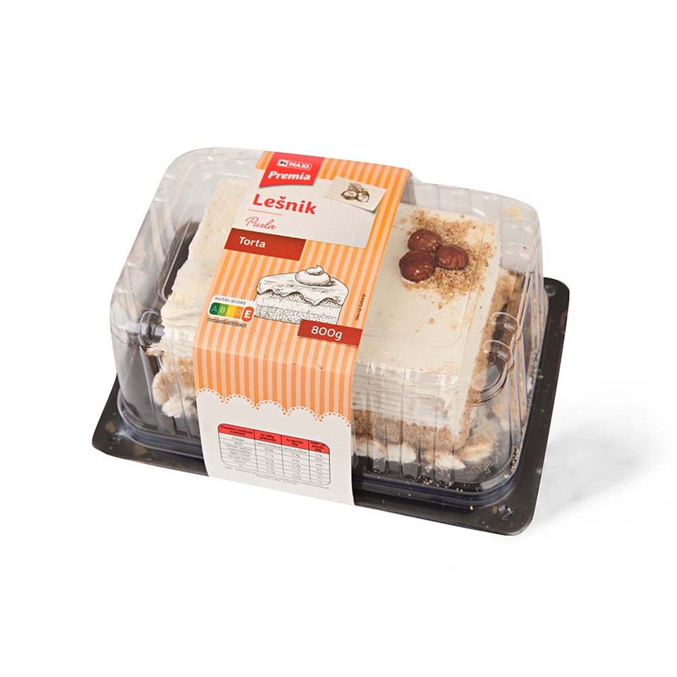Torta lesnik pusla Premia 800g