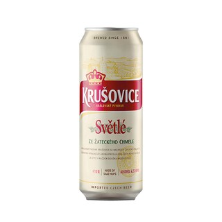 Pivo Krusovice svetle 0,5l CAN