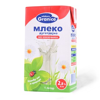 Mleko sterilizovano 2.8% Granice 1L