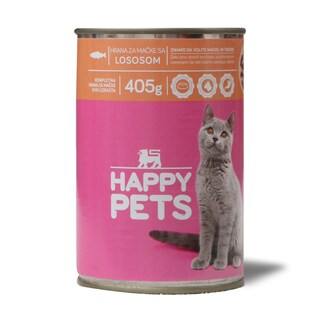 Hrana za macke/losos Happy pets 405g