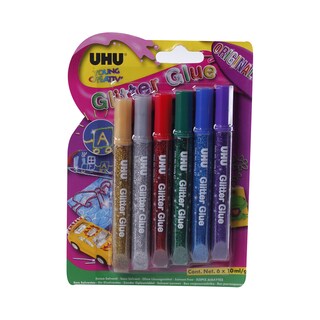 Lepak sa sljokic.Glitter Glue UHU6x10ml
