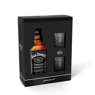 Whiskey Jack Daniel`s 0,7l+2 case