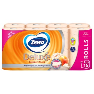 Toal.papir deluxe peach trosl.Zewa 16/1