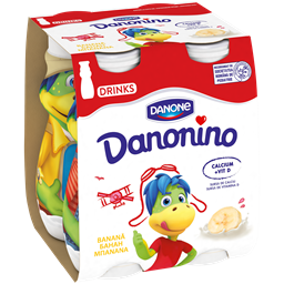 Danonino banana flasica 4x100g