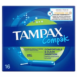 Tampon Super Tampax 16/1