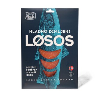 Dimljeni losos slice 200g