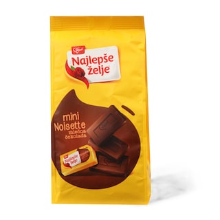 Cokolada mini noisset Najlepse zelje135g