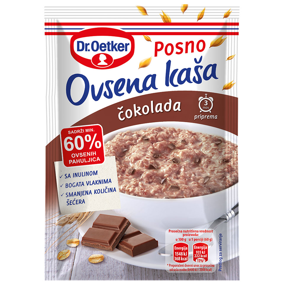 Ovsena kasa sa cokoladom 60g-posno