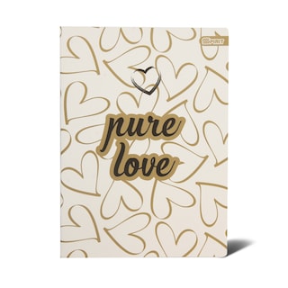 Sveska A4 mp 80L karo gliter