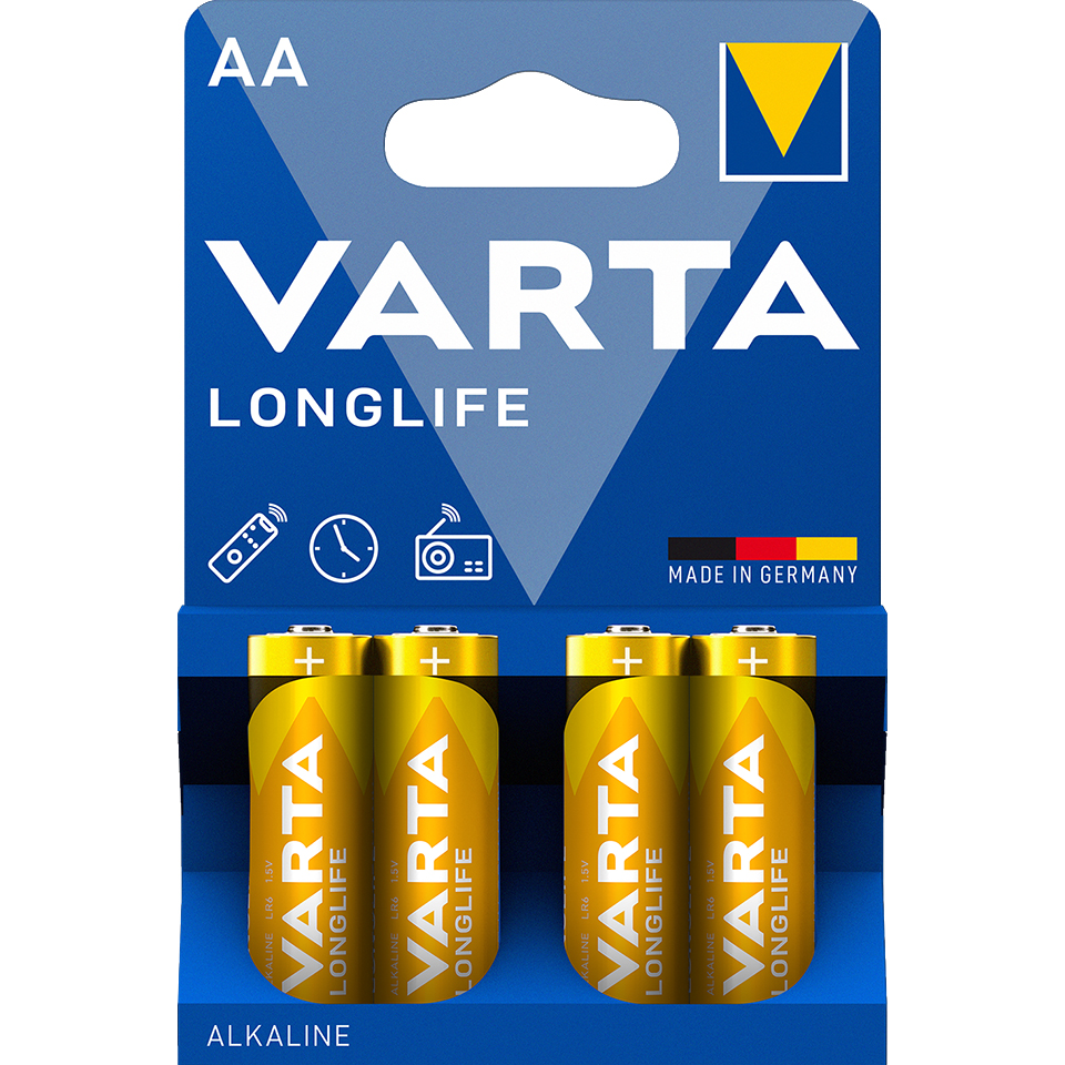 Baterija alkalna Longlife LR6 Varta 4/1