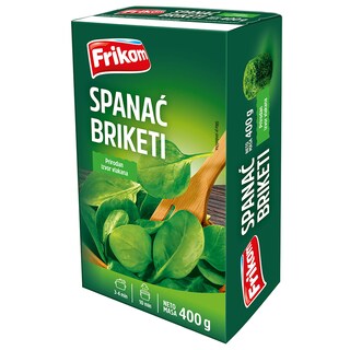 Smrznuti spanac u briketima Frikom 400g