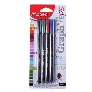 Fine liner Maped Gr Peps 0,4stand.1/4