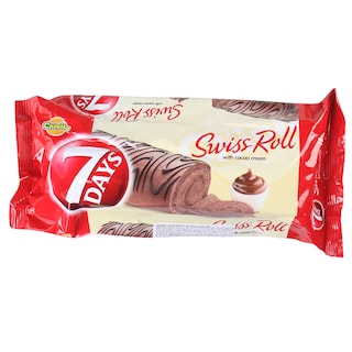 Rolat 7Days Swiss Rolls With cacao creme 200g,Marbo
