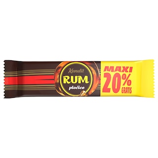 Rum plocica Kandit 45g+20gratis