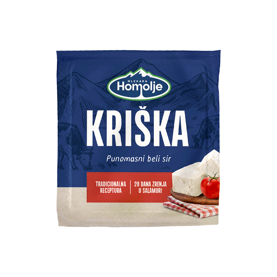 Sir homoljski beli kriska Ekofil 250g