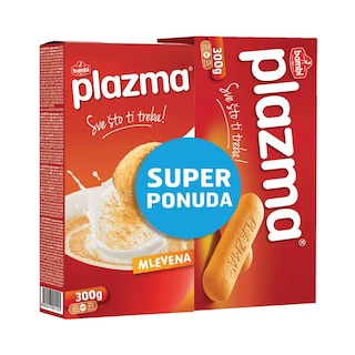 Keks Plazma 300g+Plazma mlevena 300g