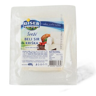 Biser Svezi beli sir kriska 400g