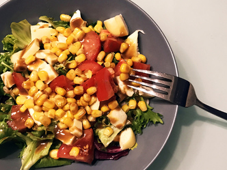 Salata sa spanaćem i tofu sirom