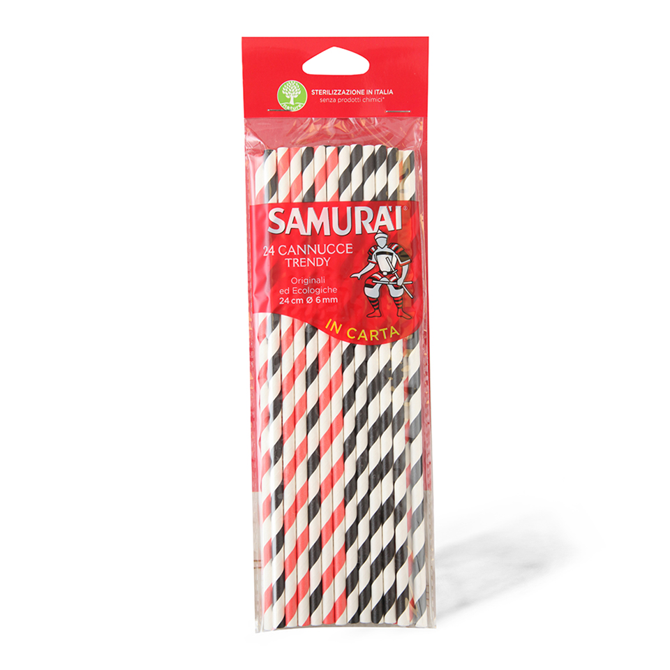 Slamcice papirne 24/1 Samurai