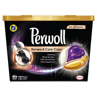 Perwoll Renew&Care Caps Black 27WL