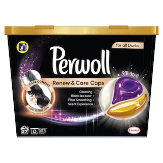Perwoll Renew&Care Caps Black 27WL