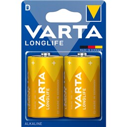 Baterija alkalna Longlife LR20 Varta 2/1