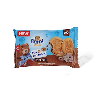 Biskvit fun sandwich original Barni 180g