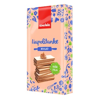 Napolitanka Nugat Medela 400g