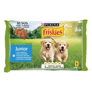Preliv za pse mp.Jun.Pil Friskies 4x100g