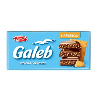 Mlecna cokolada Galeb sa keksom 170gr
