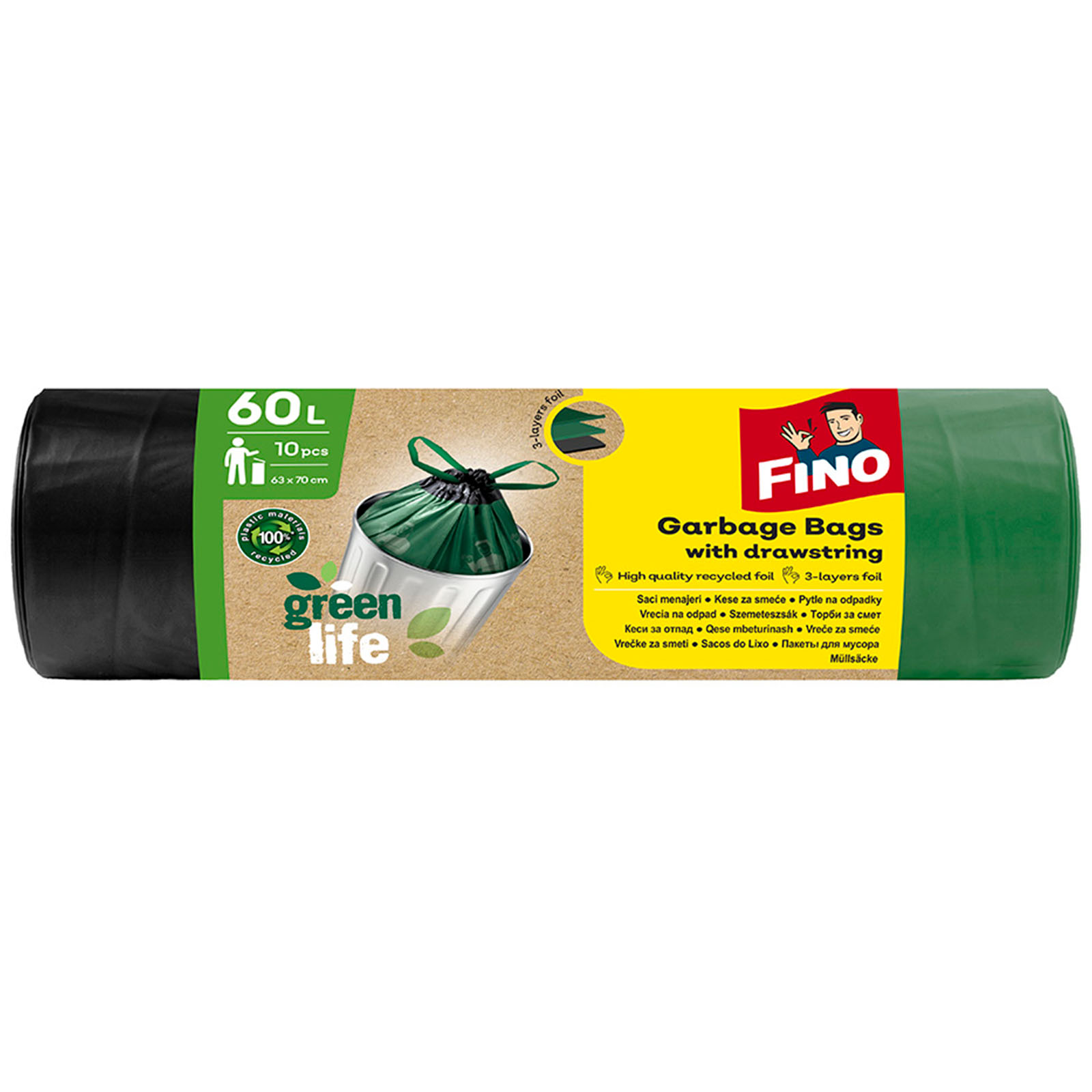 Kese za smece Green life Fino 60l/10 kom