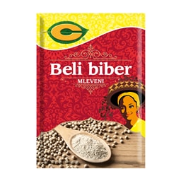 Biber beli mleveni C 20g