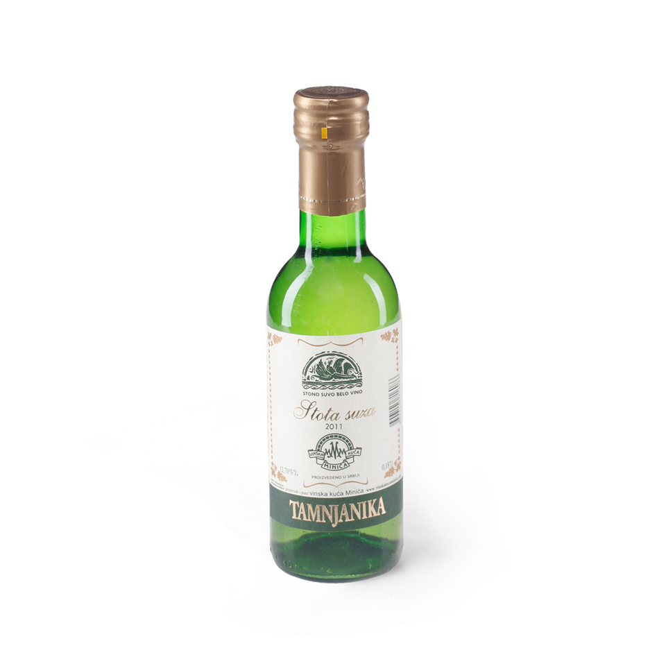 Vino belo Tamjan.Stota Suza Minic 0.187l