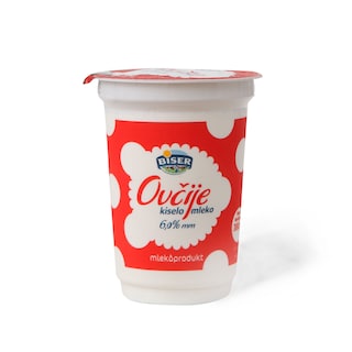 Kiselo mleko ovcije 6%mm Biser 380ml