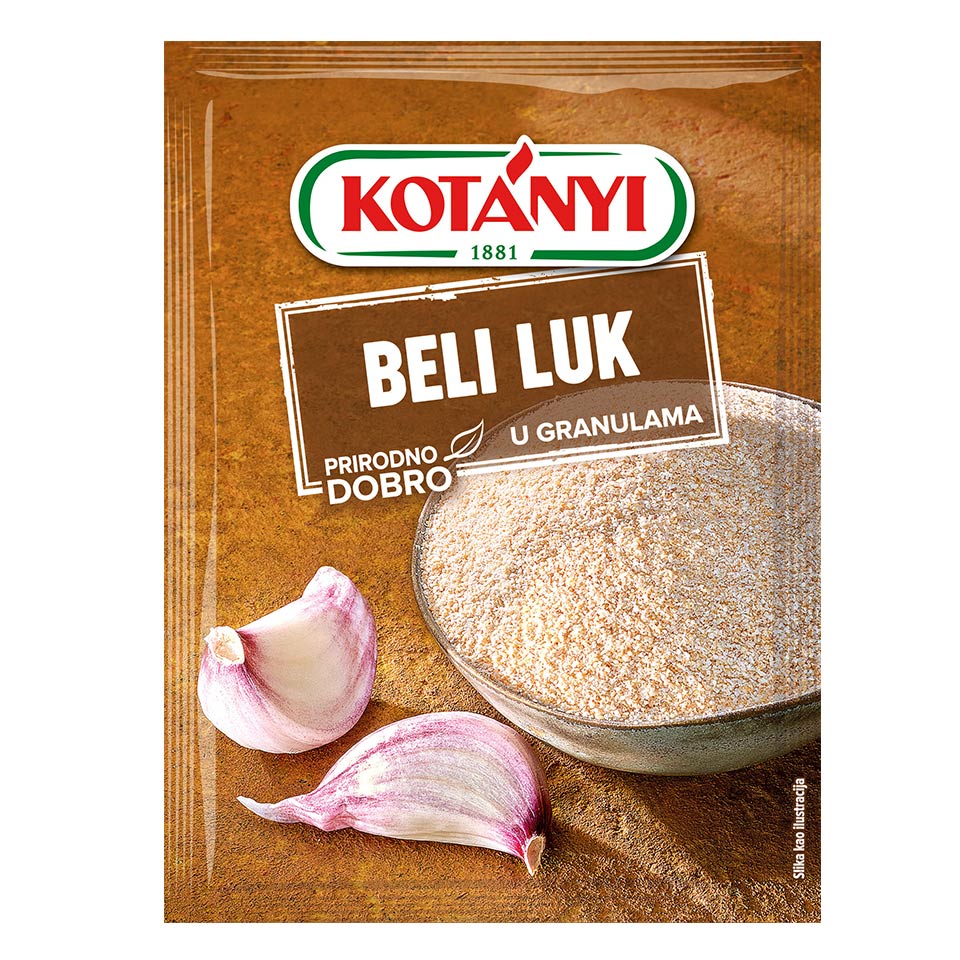 Beli luk granule Kotanyi 28g