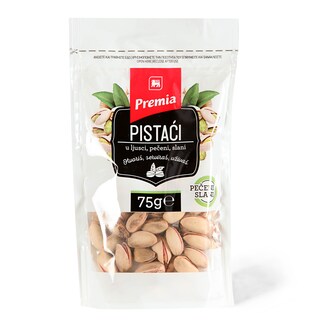Pistaci u ljusci, pec.sl.Premia 75g