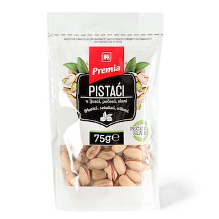 Pistaci u ljusci, pec.sl.Premia 75g